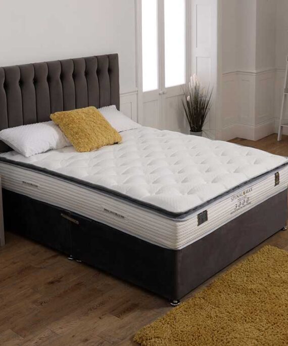 Spinal Max De Lux 3000 / Pillow Top / Rolled Mattress. 3ft, 4ft, 4ft 6ins, 5ft, 6ft.