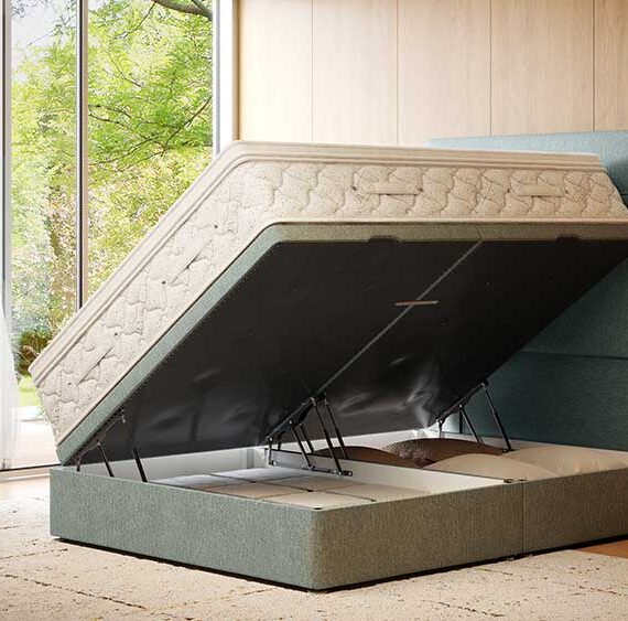 Tara Ottoman / Full Storage Divan / Side Opening / 3ft, 4ft, 4ft 6ins, 5ft, 6ft.