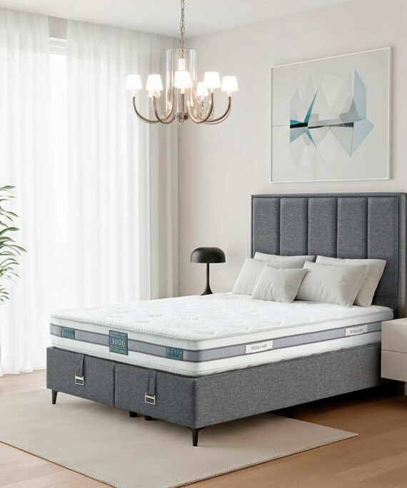 Spinal Max De Lux 3000 / Turnable / Rolled Mattress. 3ft, 4ft, 4ft 6ins, 5ft, 6ft.
